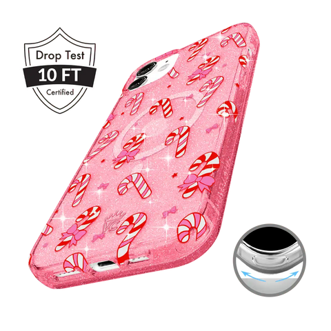 Pink Peppermint Princess iPhone Case