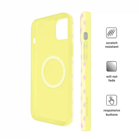 Buttercream Polka Dot iPhone Case