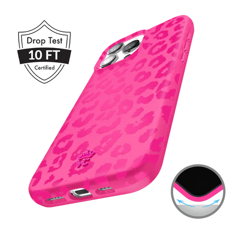 Even Hotter Pink Leopard iPhone Case