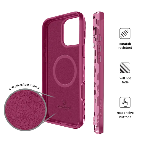 Pink Ruby Leopard iPhone Case