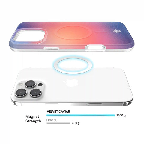 Sunset Glow Aura iPhone Case