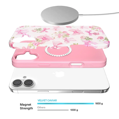 Posie Pink Bow iPhone Case