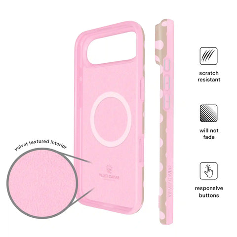 Brown Sugar Polka Dot iPhone Case