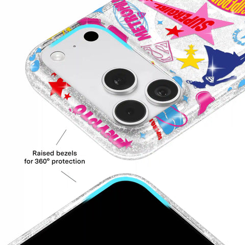 Supergirl Krypto Glitter iPhone Case