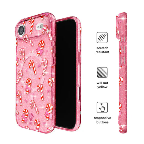 Pink Peppermint Princess iPhone Case