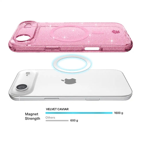 Pink Stardust Glitter iPhone Case