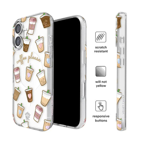 Coffee First iPhone Case