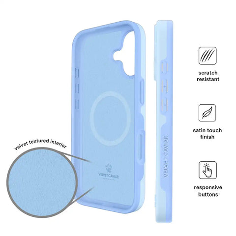 Cotton Candy Blue iPhone Case