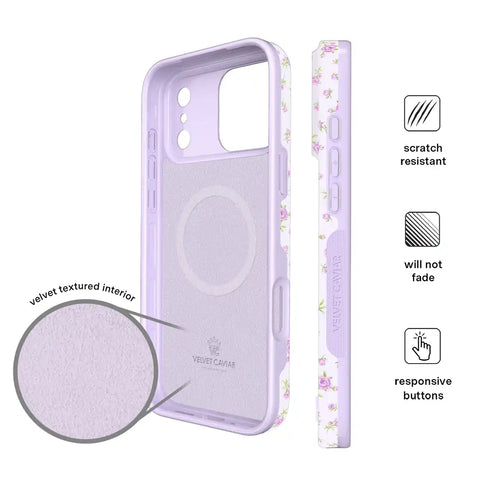 Dainty Lilac Floral iPhone Case
