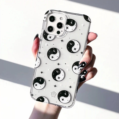 Yin & Yang Clear iPhone Case