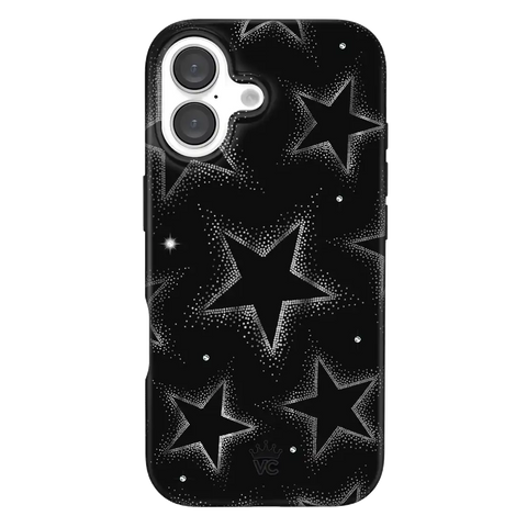 Crystal Chrome Stars iPhone Case