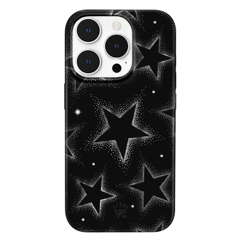 Crystal Chrome Stars iPhone Case