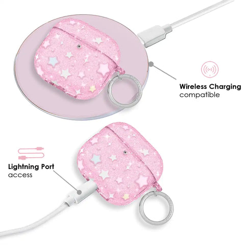 Falling Star Glitter AirPod Case