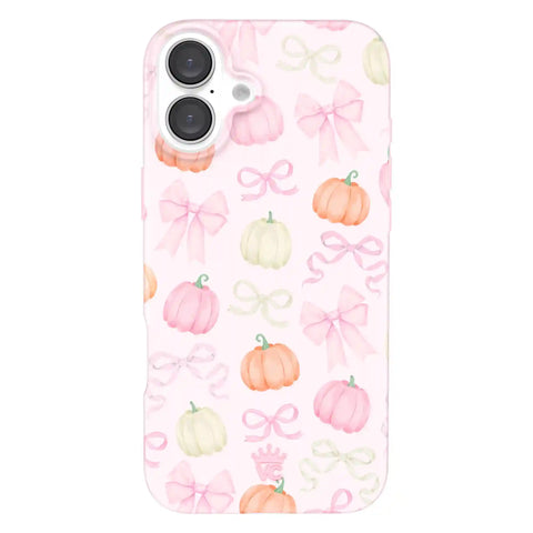 Pink Pumpkin Princess iPhone Case