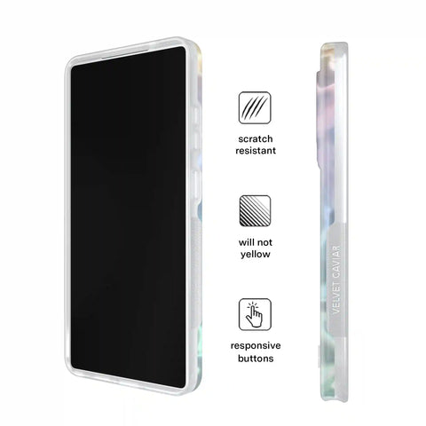 White Opal Holo Samsung Case