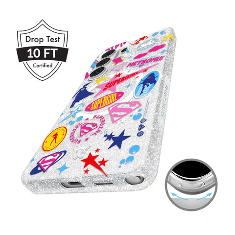 Supergirl Krypto Glitter Samsung Case