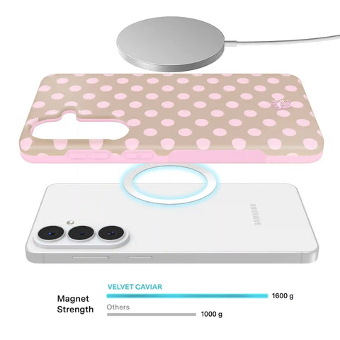 Brown Sugar Polka Dot Samsung Case
