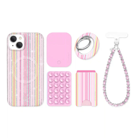 Sunkissed Stripes Glitter iPhone Bundle Set