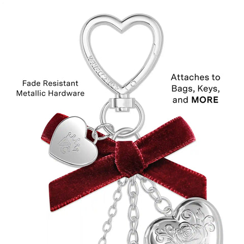 Vintage Locket Bag Charm