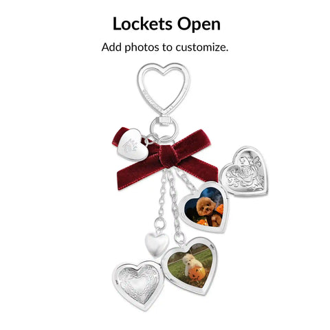 Vintage Locket Bag Charm