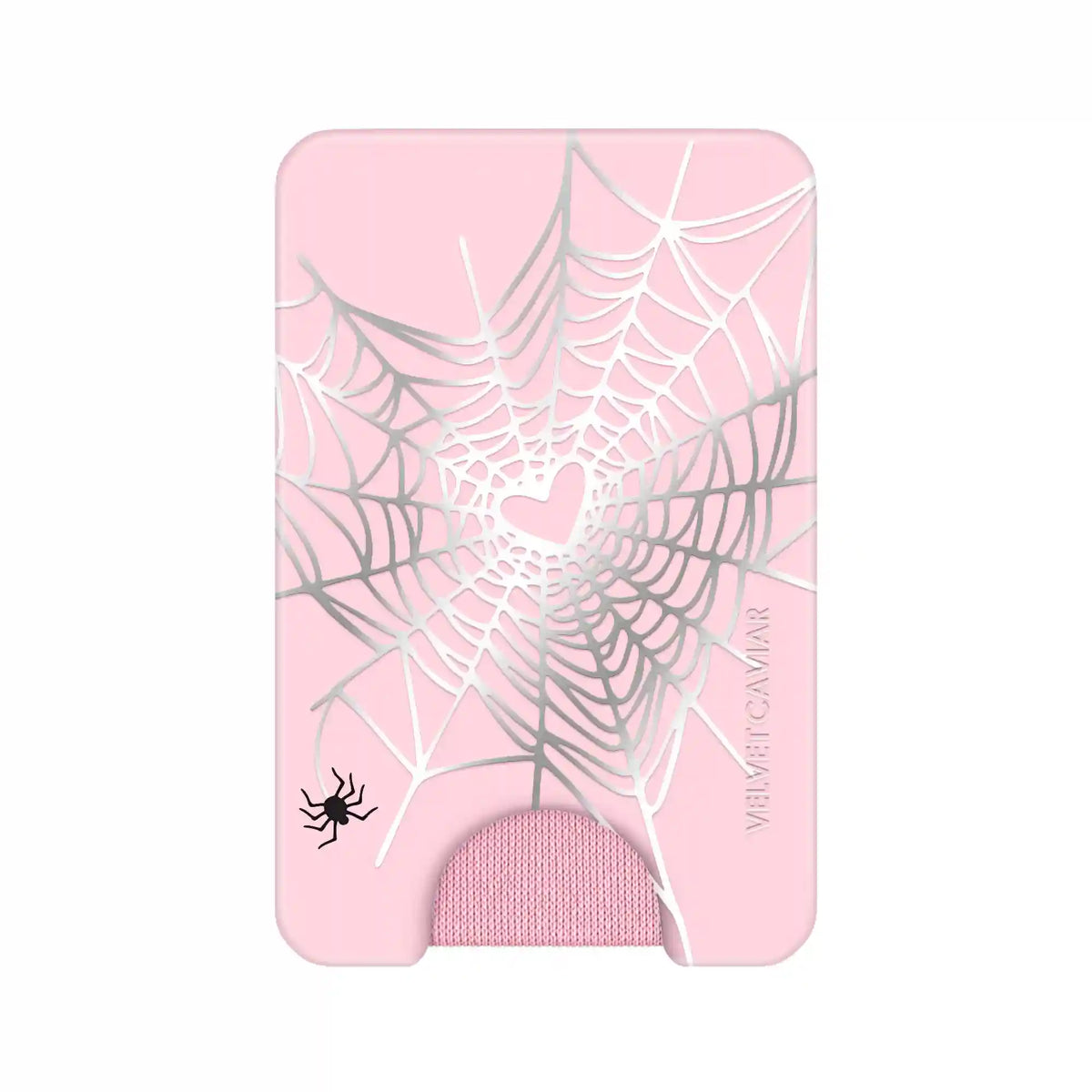 Widow’s Web Chrome MagSafe Wallet
