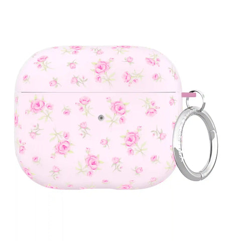Dainty Pink Floral AirPod Case
