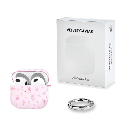 Dainty Pink Floral AirPod Case