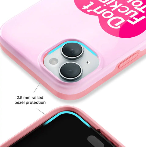 Don't F Touch Me iPhone Case
