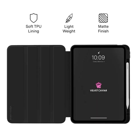 Black Leopard iPad Case