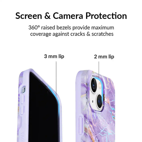 Purple Holo Moonstone iPhone Case