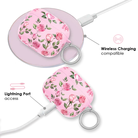 Baby Pink Roses AirPod Case