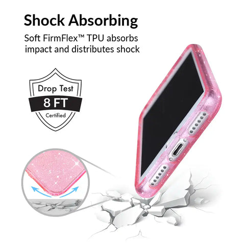 Pink Stardust Glitter iPhone Case