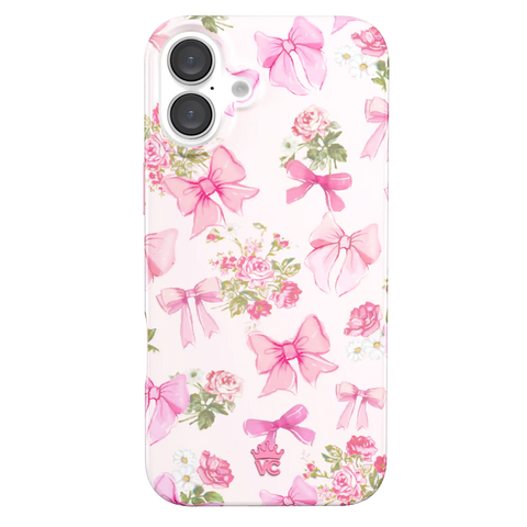 Posie Pink Bow iPhone Case