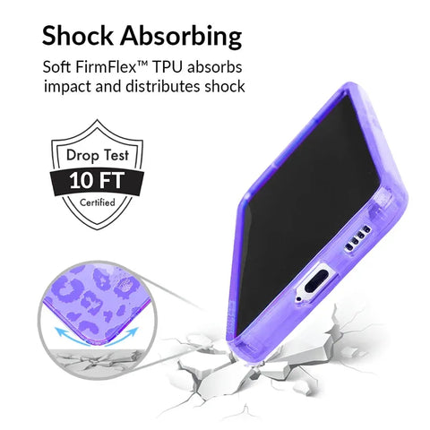 Electric Purple Leopard Samsung Case