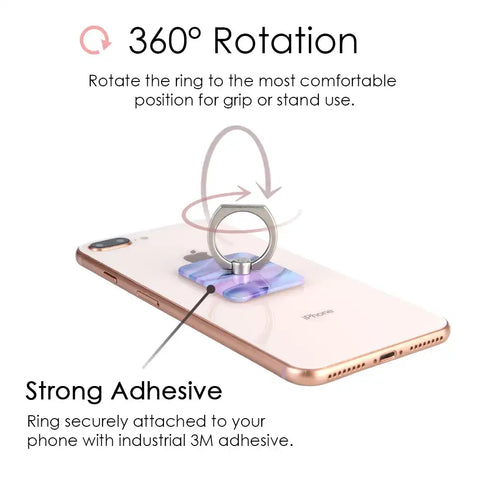 Purple Waves Phone Ring