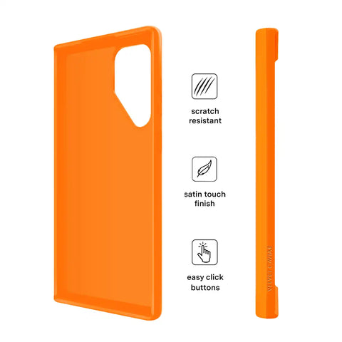 Pumpkin Spice Orange Samsung Case