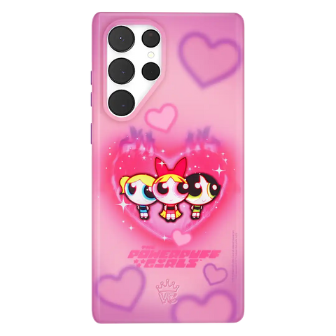 The Powerpuff Girls Airbrush Hearts Samsung Case