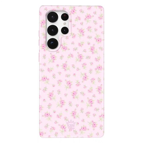 Dainty Pink Floral Samsung Case