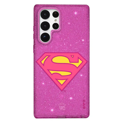 Supergirl Stardust Glitter Samsung Case