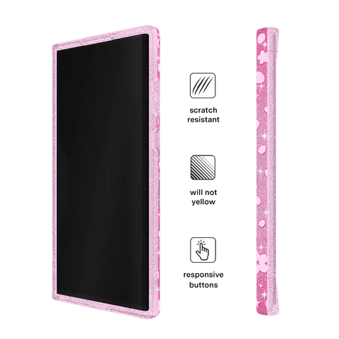 Cherry Blossom Glitter Samsung Case