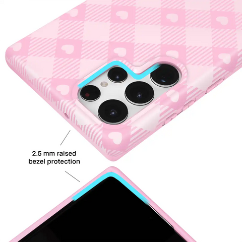 Dolly Pink Gingham Samsung Case