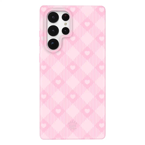 Dolly Pink Gingham Samsung Case