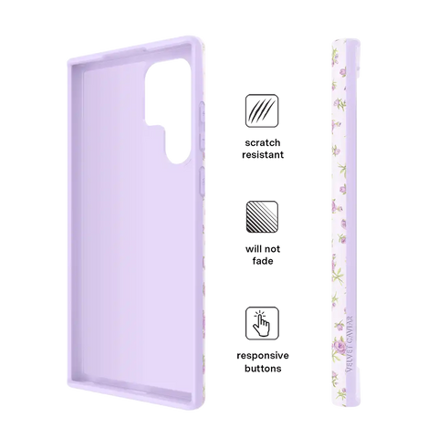 Dainty Lilac Floral Samsung Case