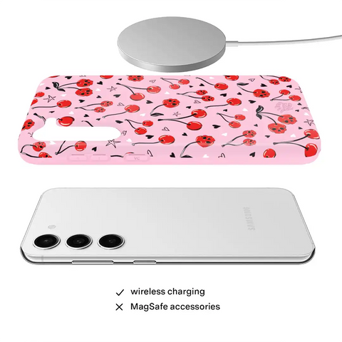 Sour Cherry Skulls Samsung Case
