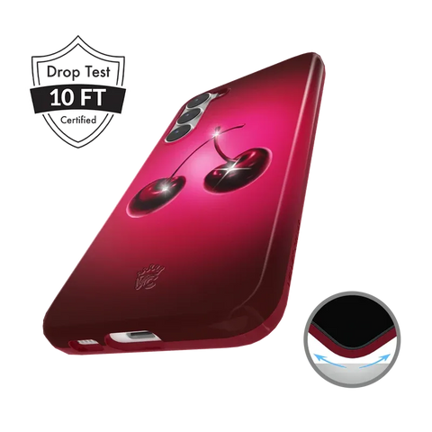 Black Cherry Crystal Samsung Case