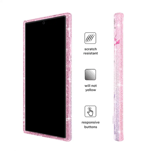 Wicked Glinda’s Bubble Glitter Samsung Case