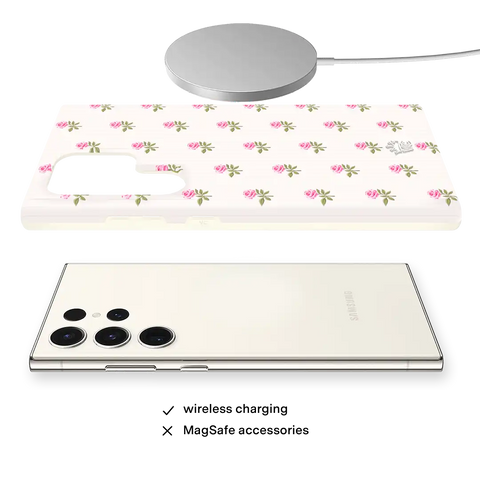 Pink Peony Floral Samsung Case