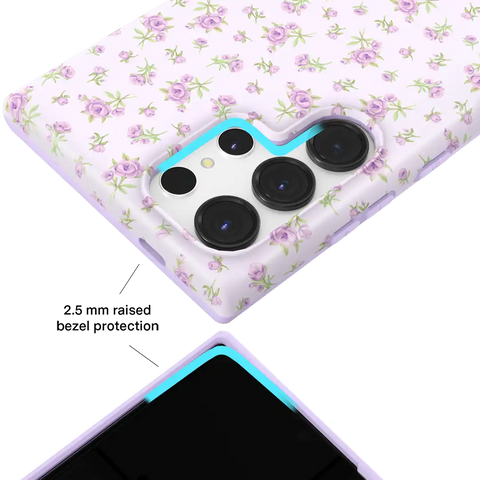Dainty Lilac Floral Samsung Case