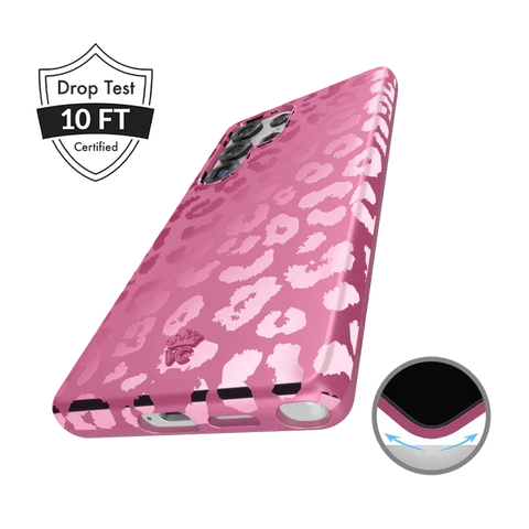 Pink Ruby Leopard Samsung Case