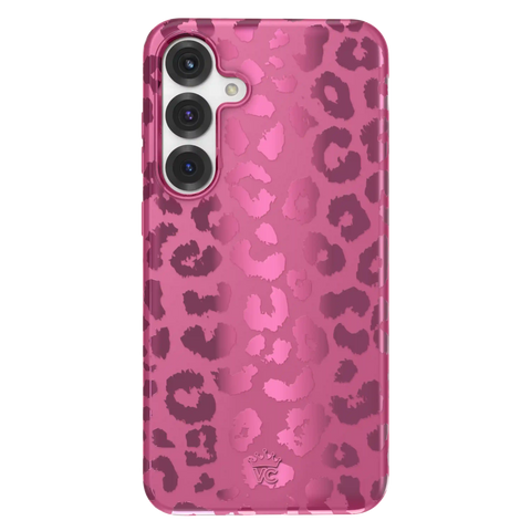Pink Ruby Leopard Samsung Case